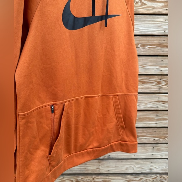 Nike Therma-Fit Rust/Pumpkin Orange Hoodie - Picture 4 of 10